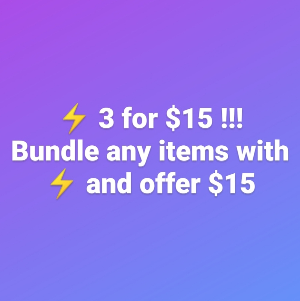 ⚡ 3 for $15 deal!! Free People, AE, & more